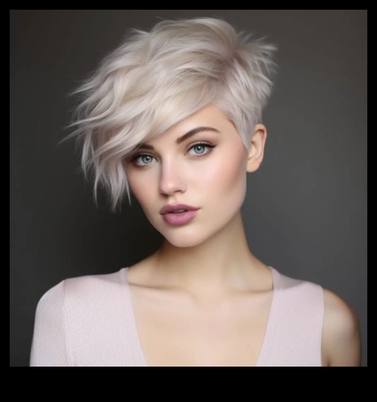 Edgy Elegance: Rocking κοντά κουρέματα με στάση