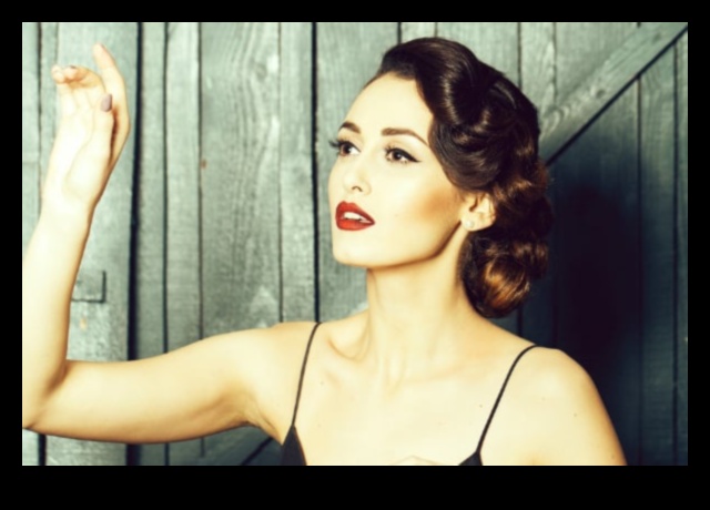 Vintage Glamour: Αναζωογονώντας ρετρό στυλ σε μεσαίου μήκους μαλλιά