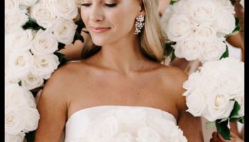 Glamour in White: Ethereal Bridal Beauty