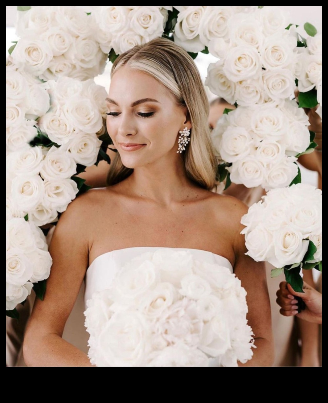 Glamour in White: Ethereal Bridal Beauty