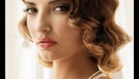 Vintage Glamour: Αναζωογονώντας ρετρό στυλ σε μεσαίου μήκους μαλλιά