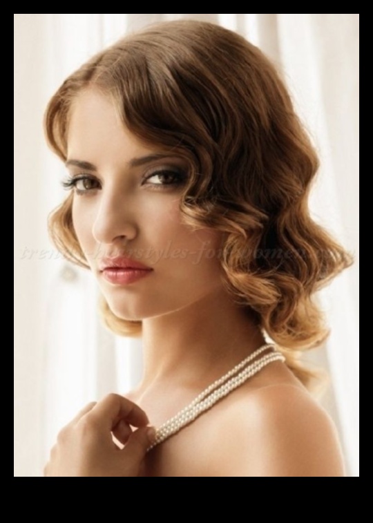 Vintage Glamour: Αναζωογονώντας ρετρό στυλ σε μεσαίου μήκους μαλλιά