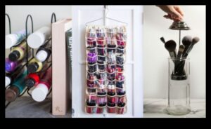 Hacks αποθήκευσης εργαλείων μακιγιάζ: Δημιουργικοί τρόποι για να διατηρήσετε τη συλλογή σας σε τάξη