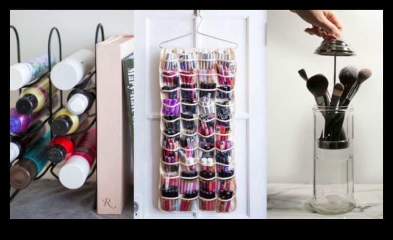 Hacks αποθήκευσης εργαλείων μακιγιάζ: Δημιουργικοί τρόποι για να διατηρήσετε τη συλλογή σας σε τάξη